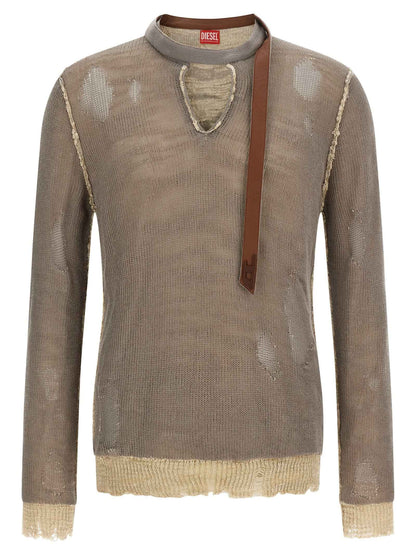 Gray Cotton Cardigan