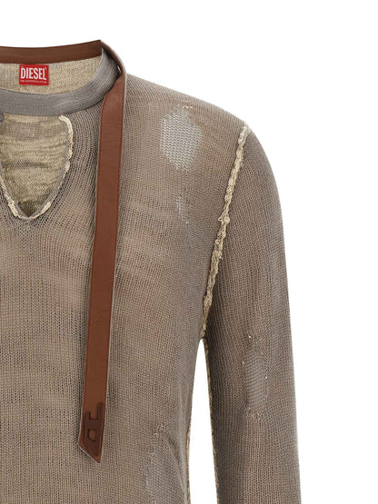 Gray Cotton Cardigan