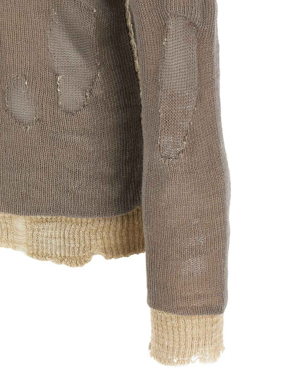 Gray Cotton Cardigan