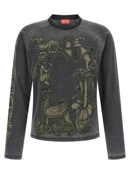 Gray Cotton Sportswear