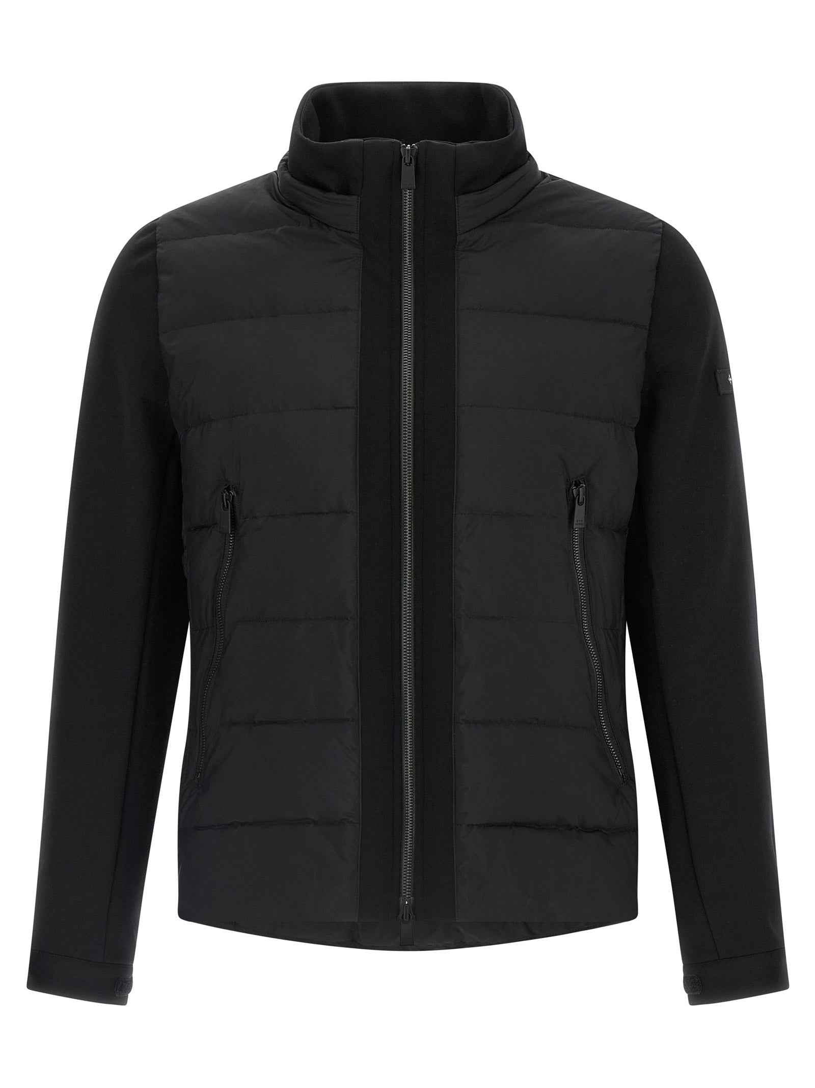Black Nylon Full-Length Jacket