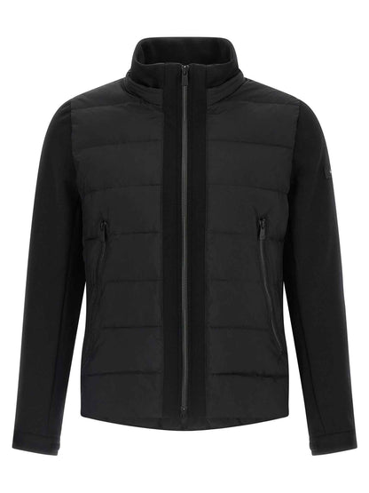 Black Nylon Full-Length Jacket