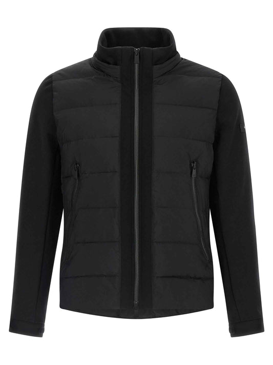 Black Nylon Full-Length Jacket
