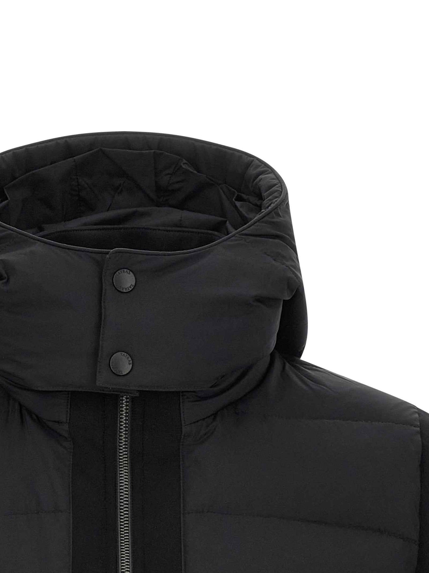 Black Nylon Full-Length Jacket