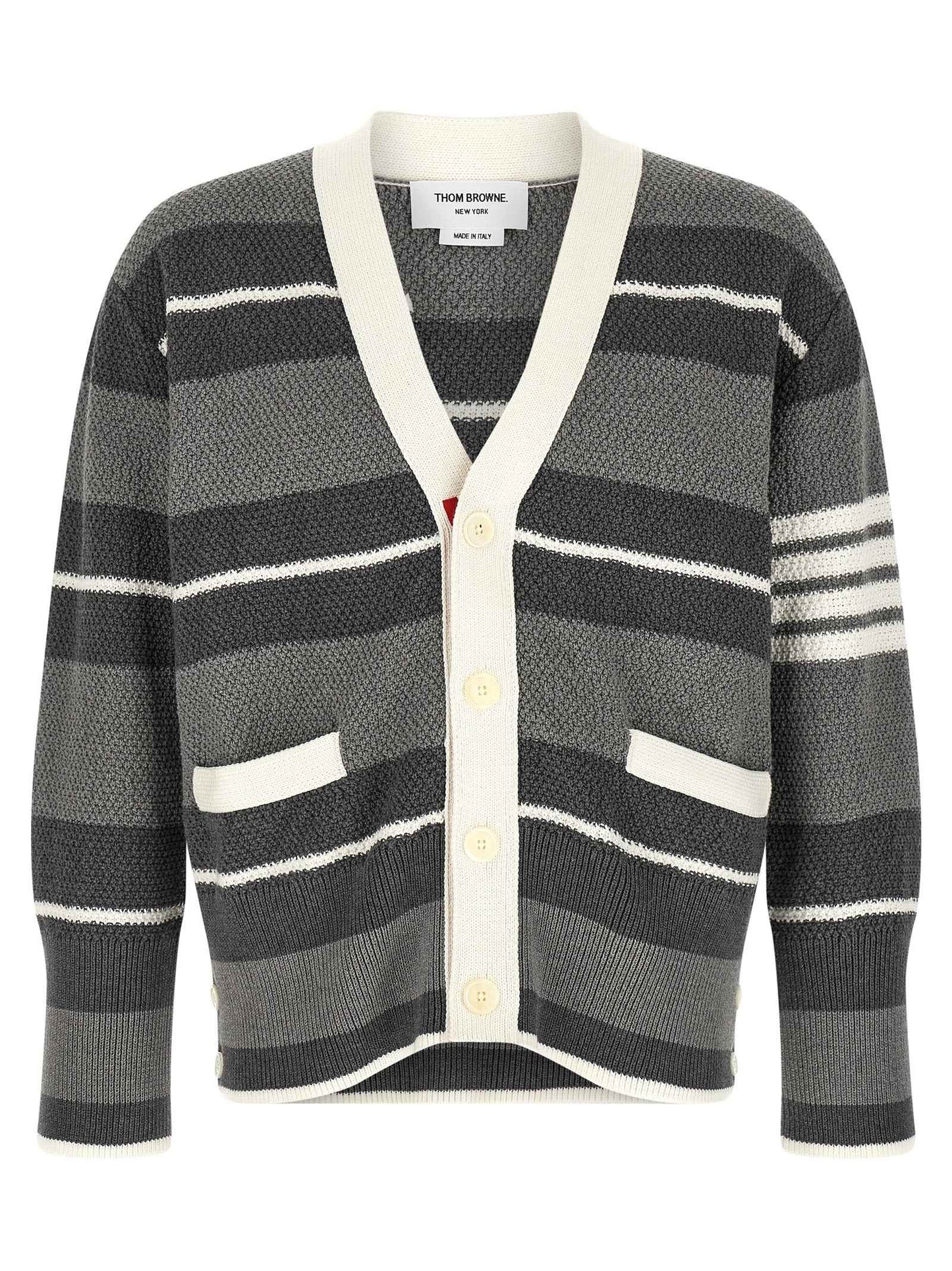 Gray Cotton Cardigan