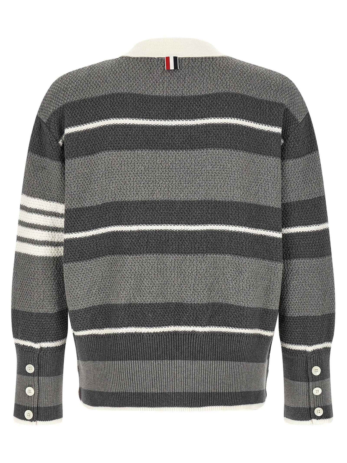 Gray Cotton Cardigan