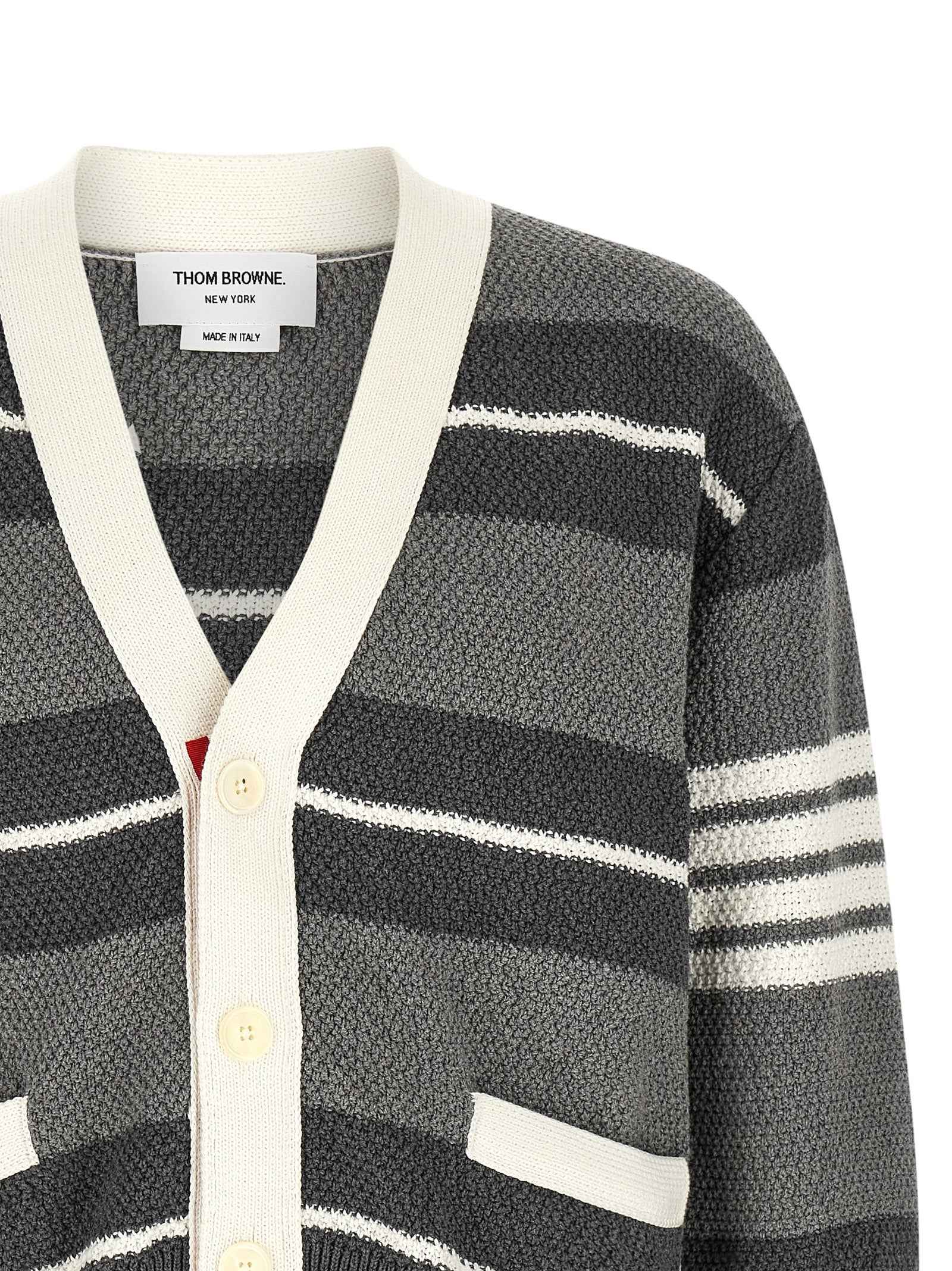 Gray Cotton Cardigan