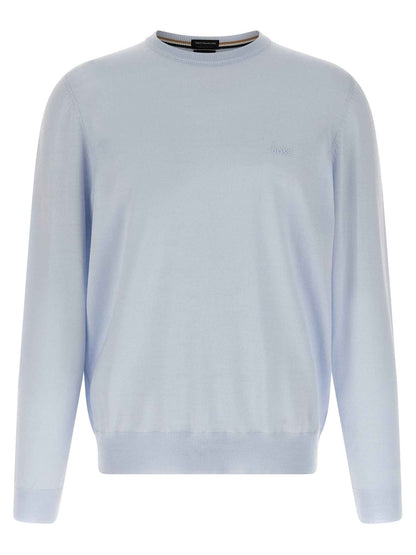 Blue Virgin Wool Cardigan