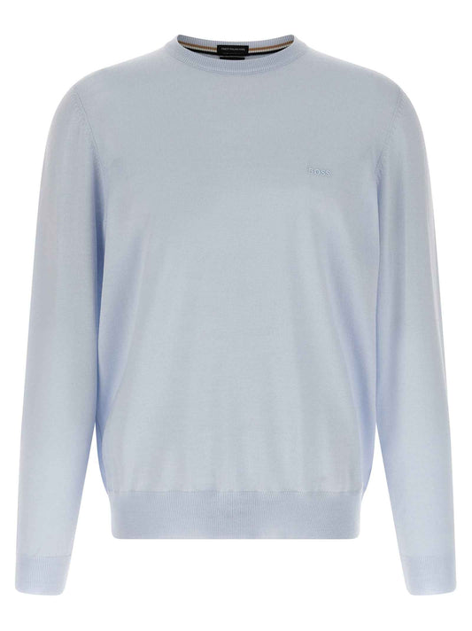 Blue Virgin Wool Cardigan