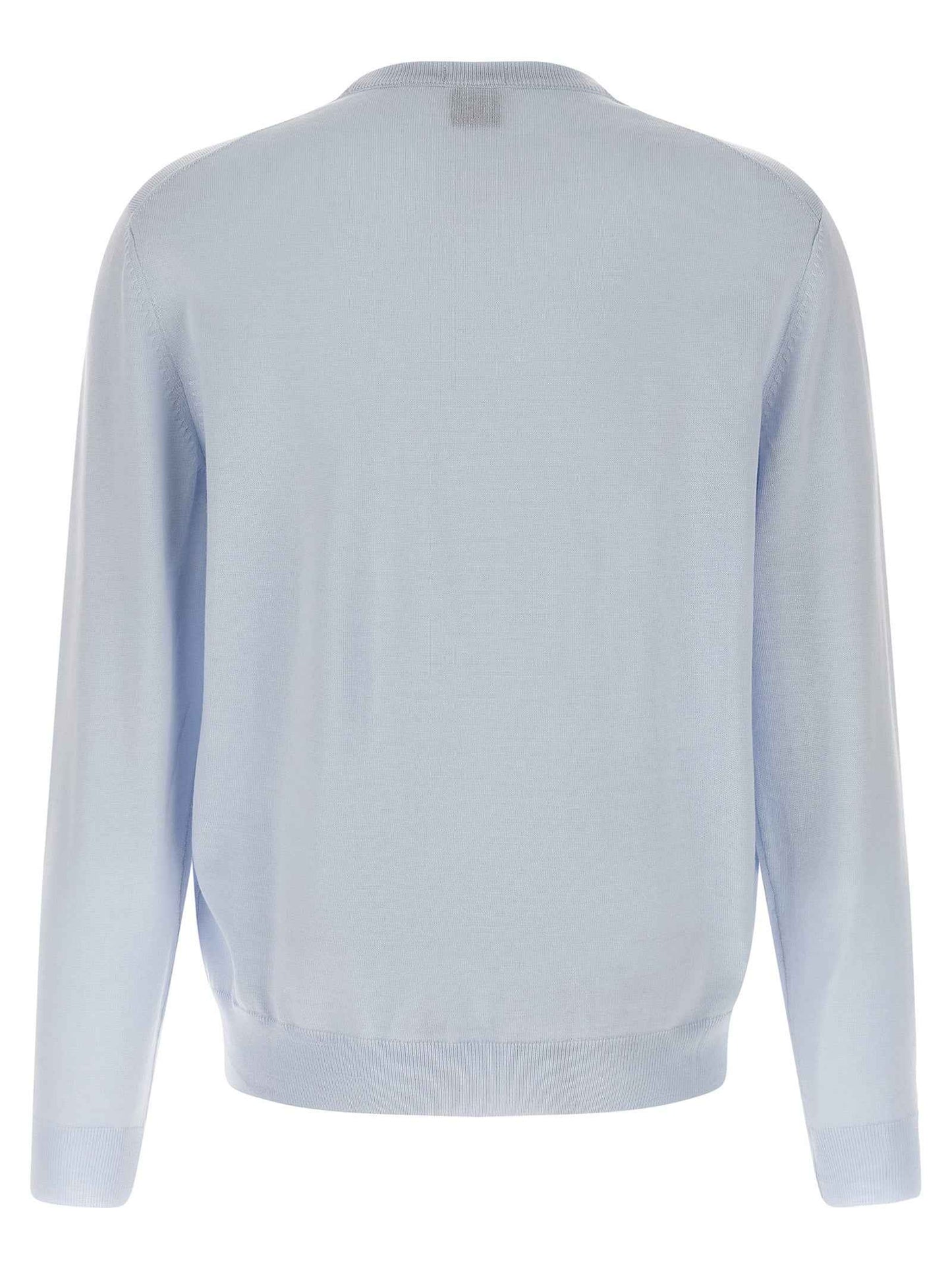 Blue Virgin Wool Cardigan