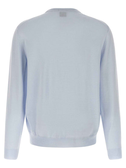 Blue Virgin Wool Cardigan