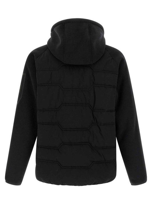 Black Polyester Shell Jacket