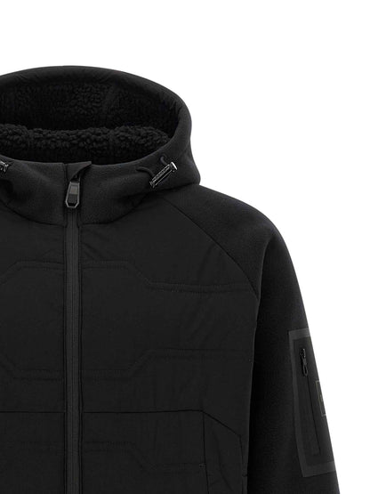 Black Polyester Shell Jacket