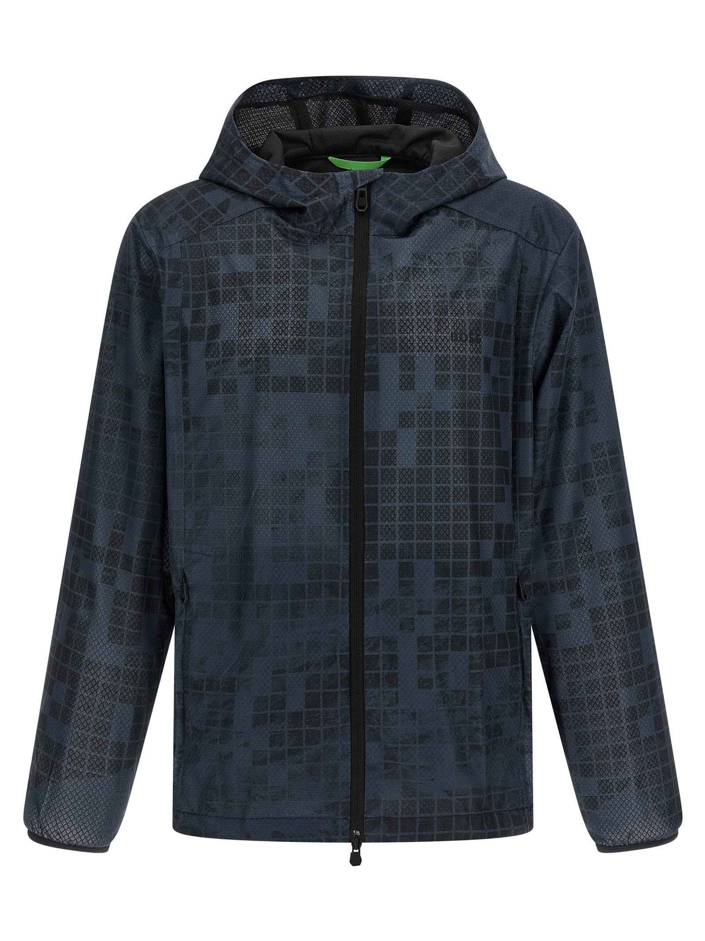 Blue Rubber Shell Jacket