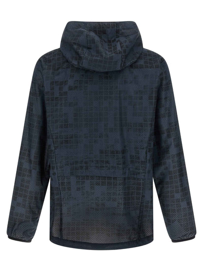 Blue Rubber Shell Jacket