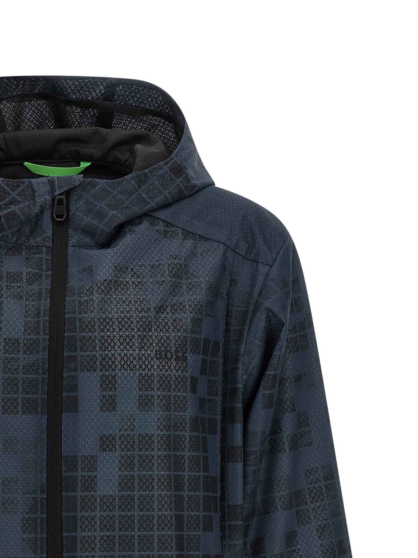 Blue Rubber Shell Jacket