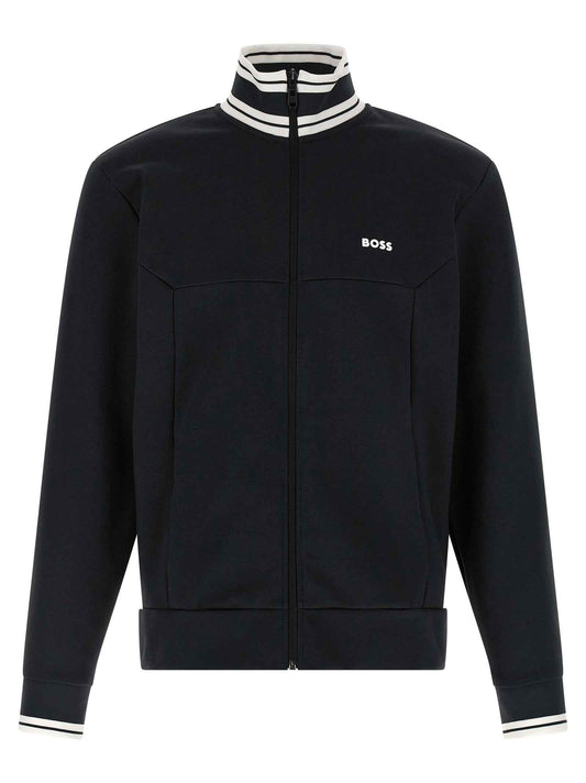 Blue Cotton Sweatshirt