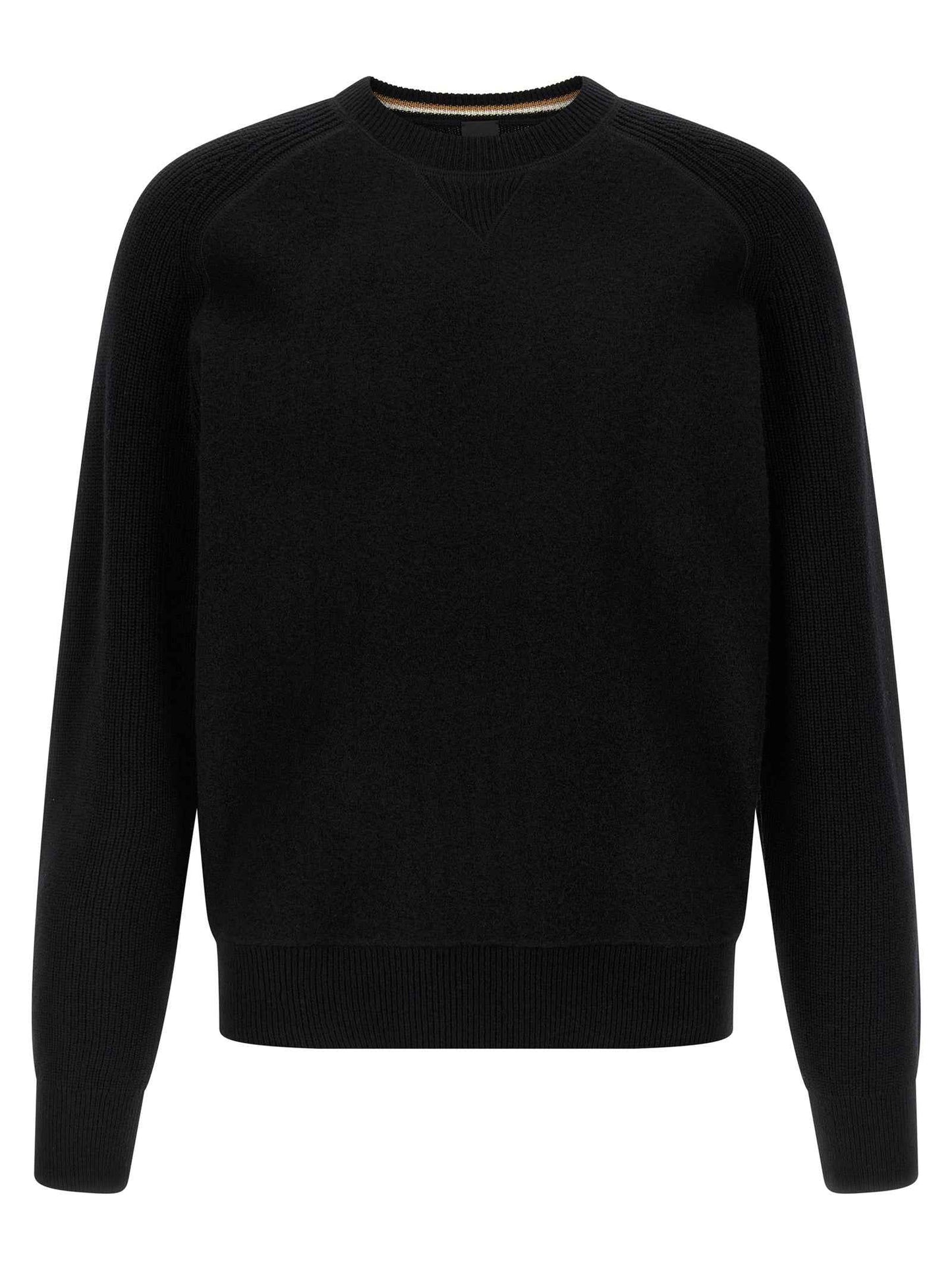 Black Virgin Wool Cardigan