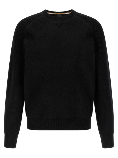 Black Virgin Wool Cardigan