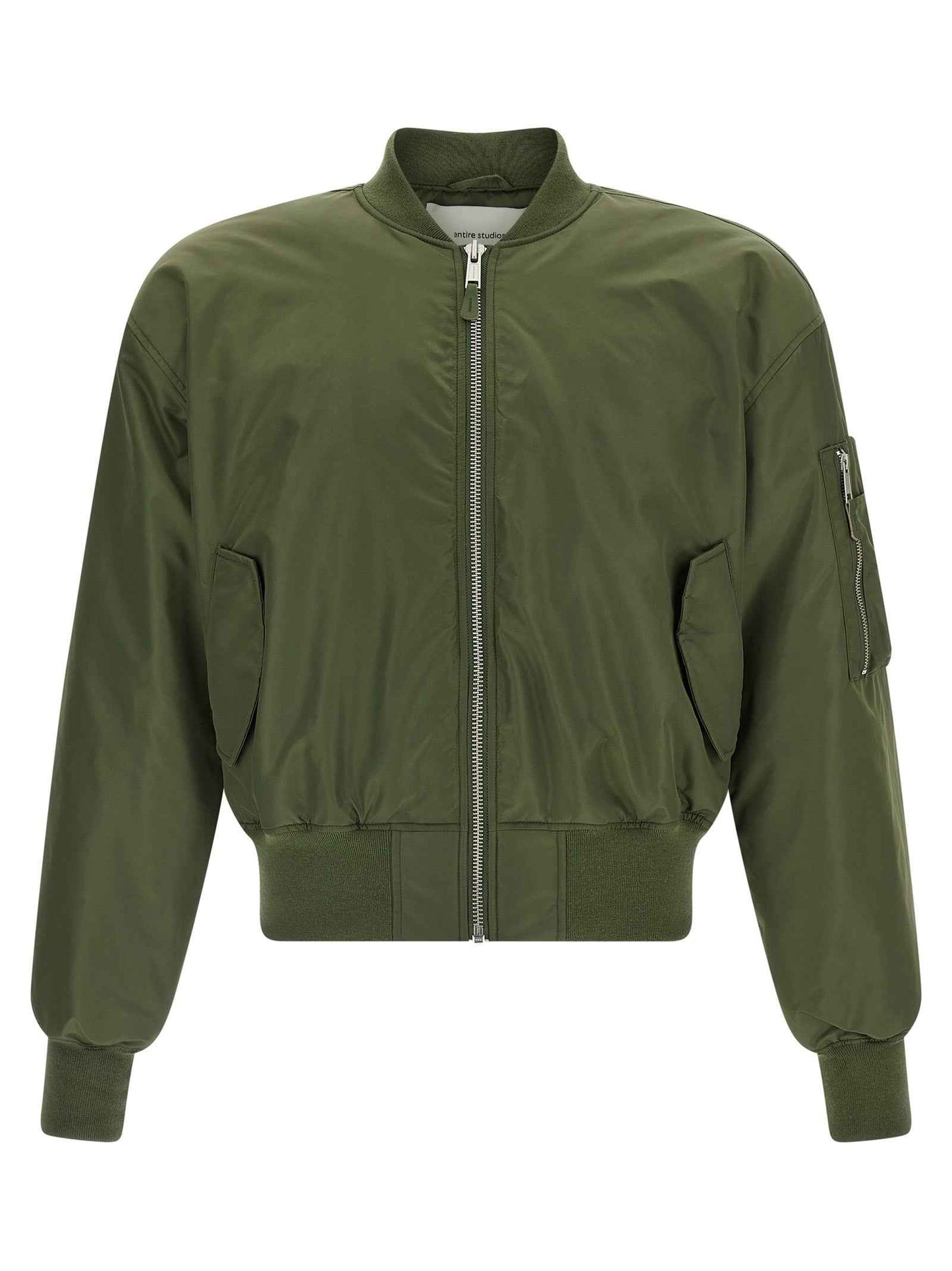 Bicolor Nylon Bomber