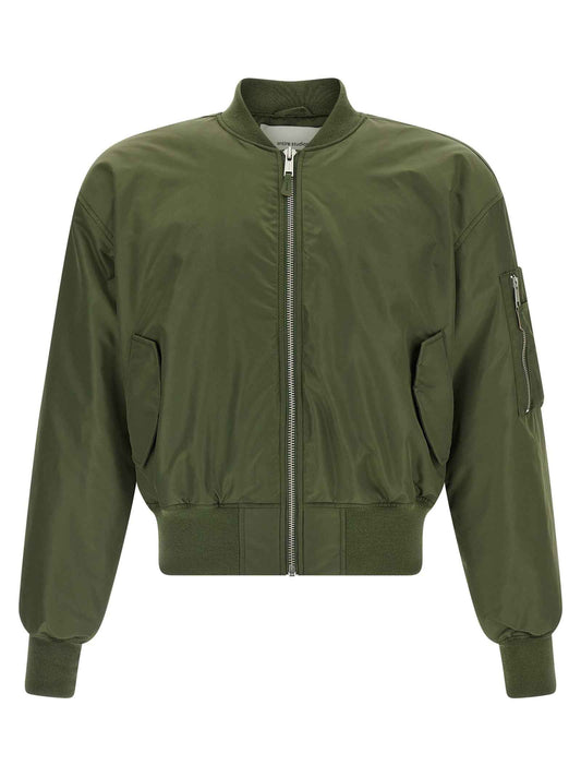 Bicolor Nylon Bomber