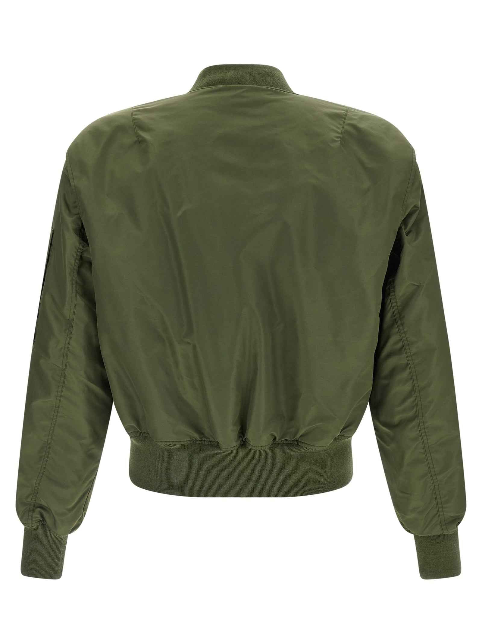 Bicolor Nylon Bomber