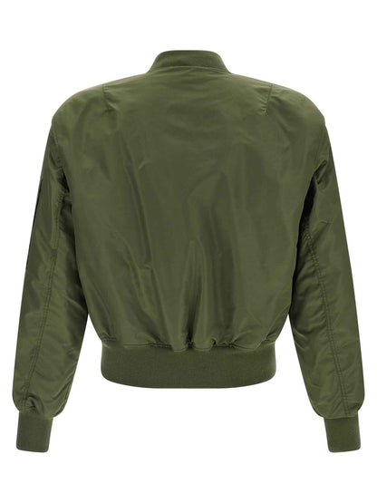 Bicolor Nylon Bomber