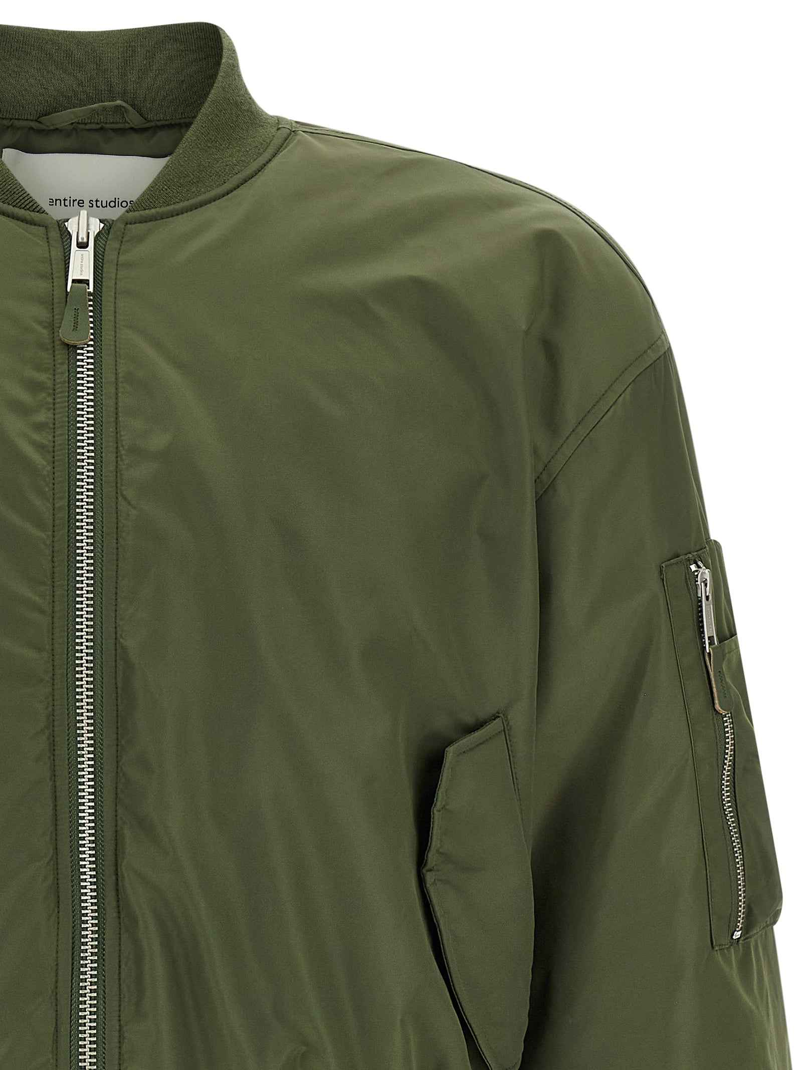 Bicolor Nylon Bomber