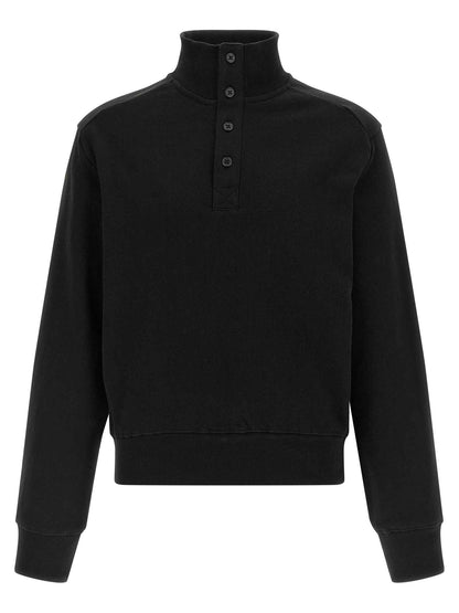 Black Cotton Cardigan