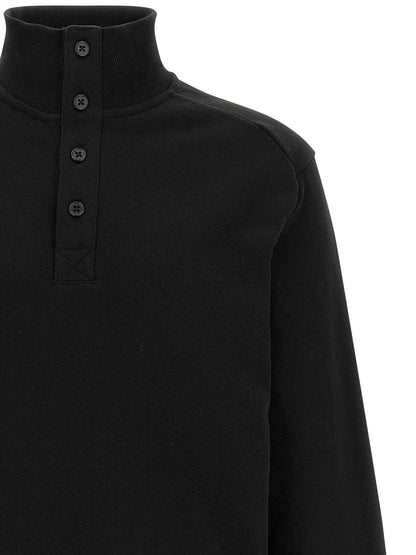 Black Cotton Cardigan