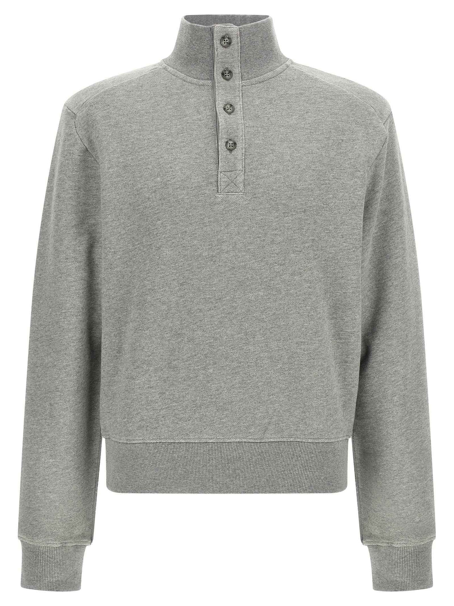 Gray Cotton Cardigan