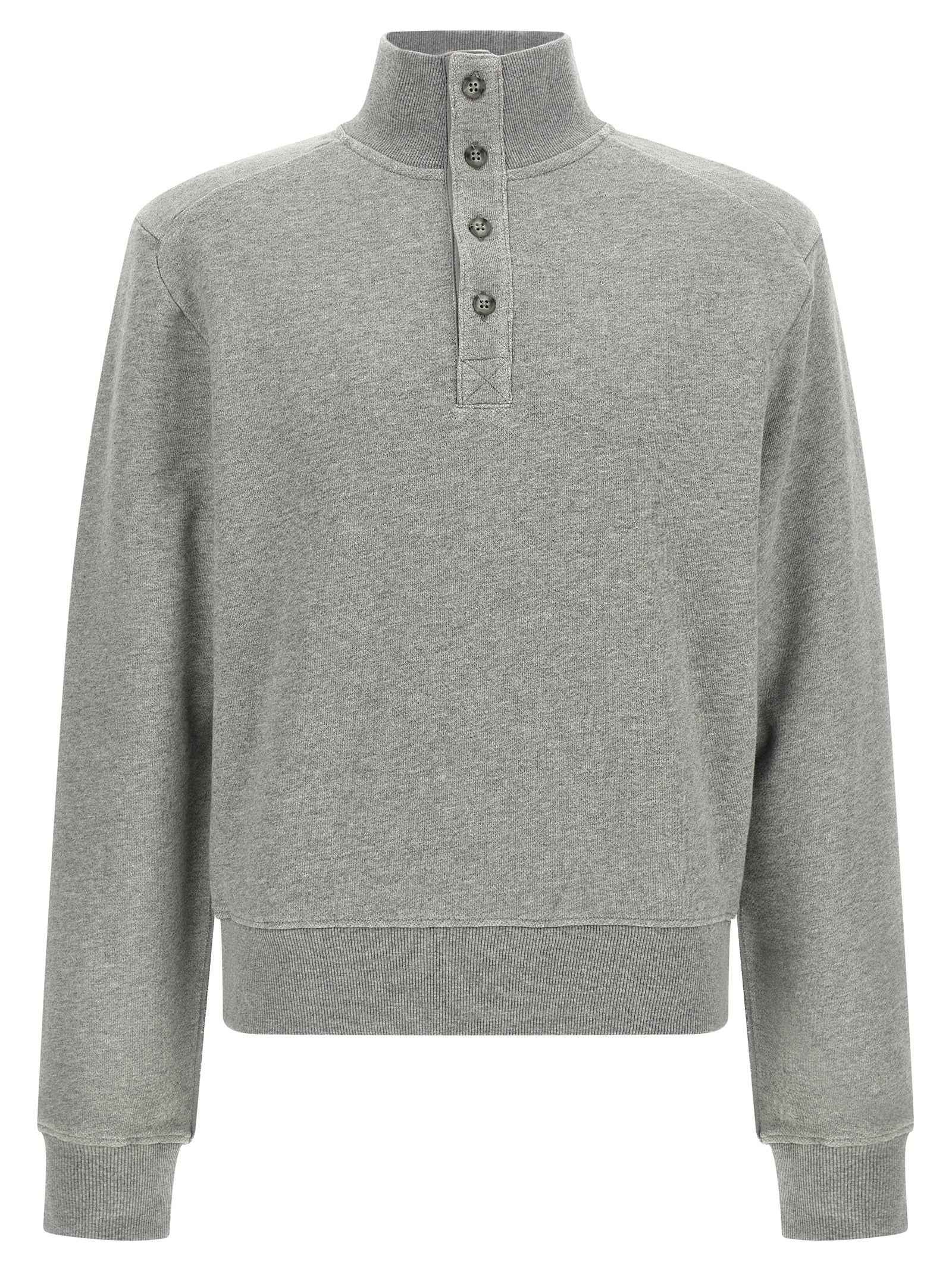 Gray Cotton Cardigan