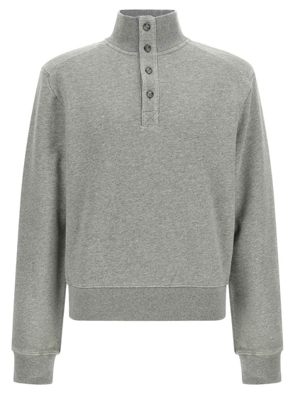 Gray Cotton Cardigan
