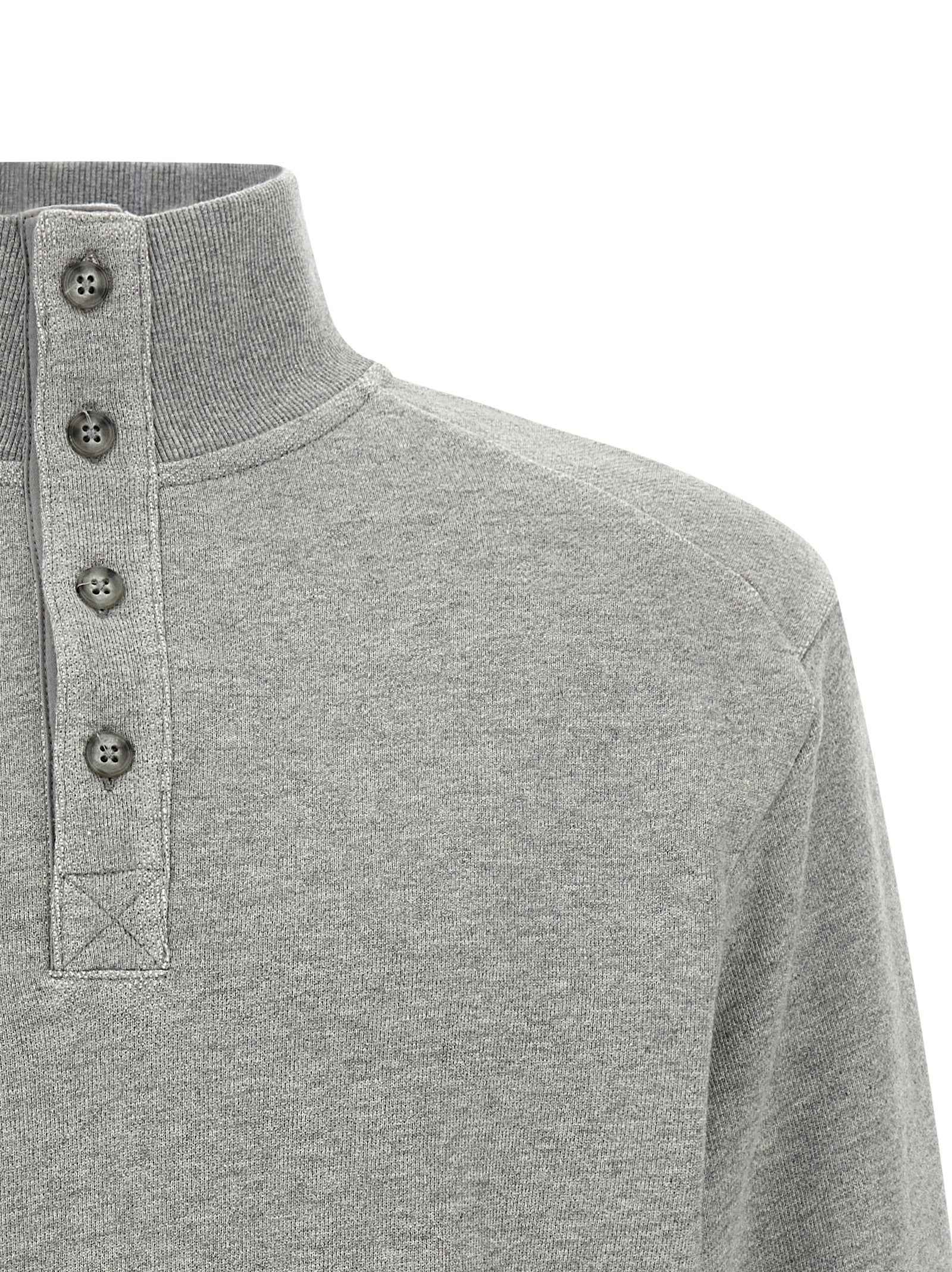 Gray Cotton Cardigan
