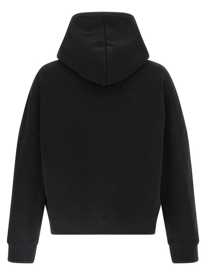 Black Cotton Sweatshirt