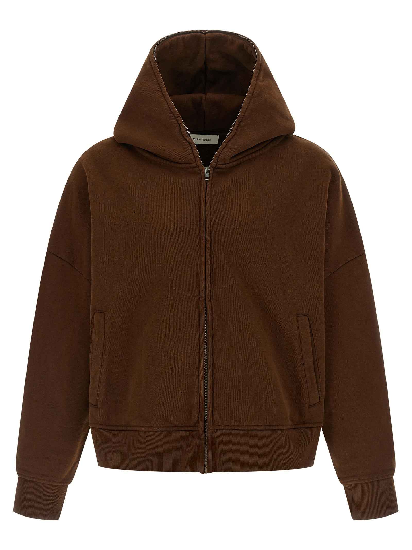 Brown Cotton Sweatshirt