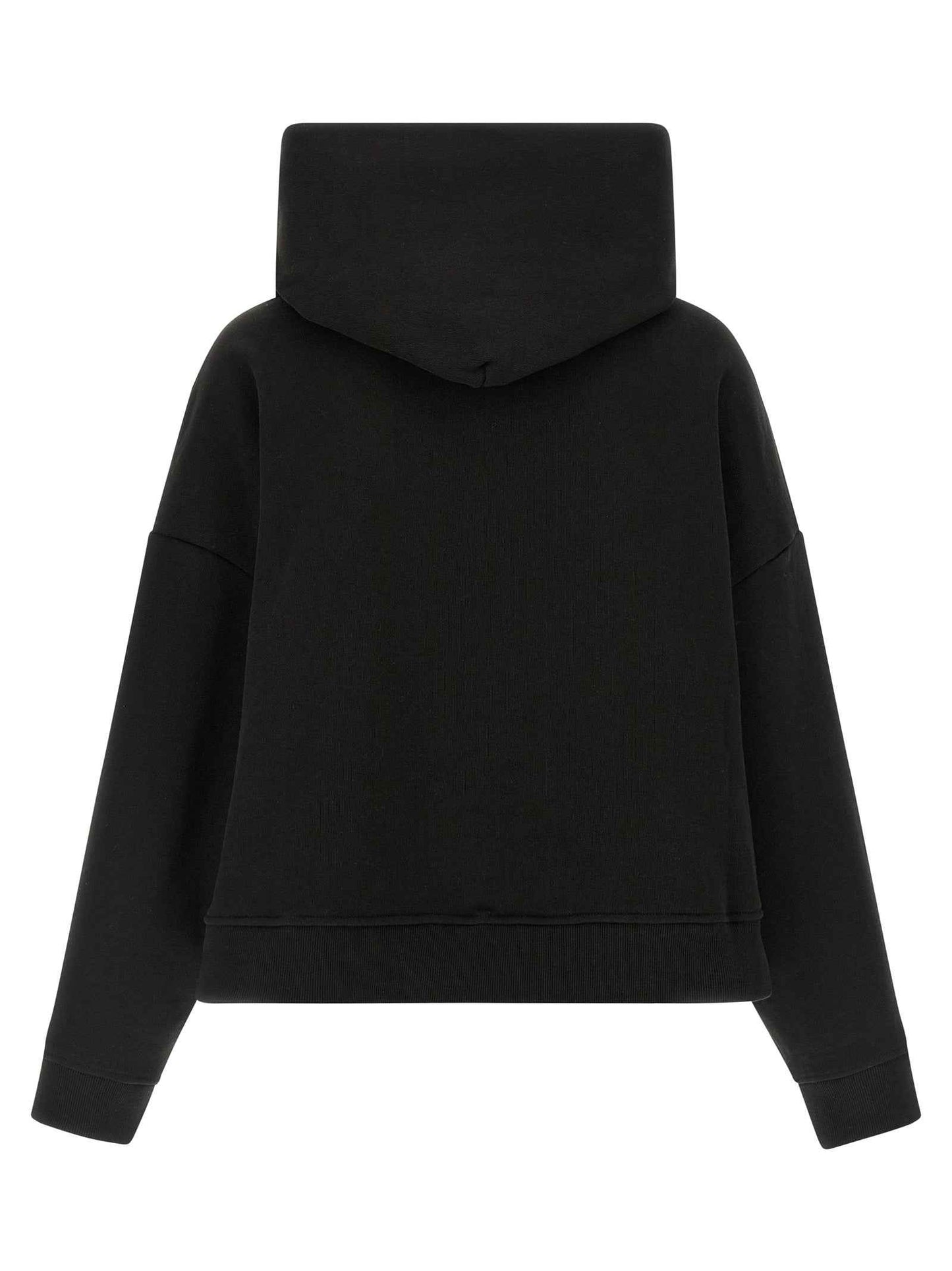 Black Cotton Sweatshirt