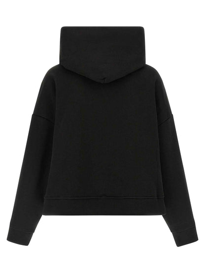 Black Cotton Sweatshirt