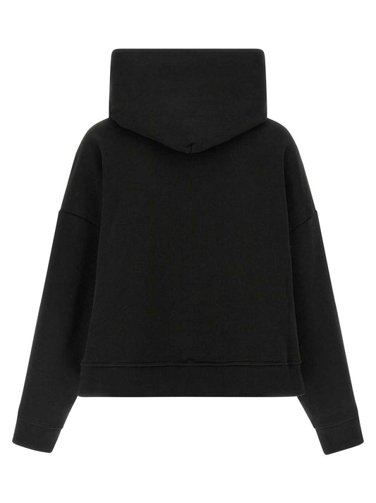 Black Cotton Sweatshirt