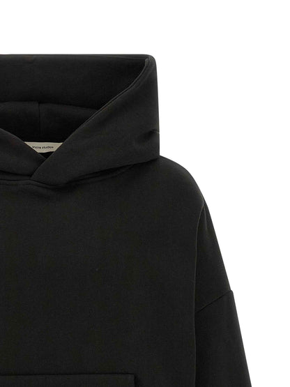 Black Cotton Sweatshirt