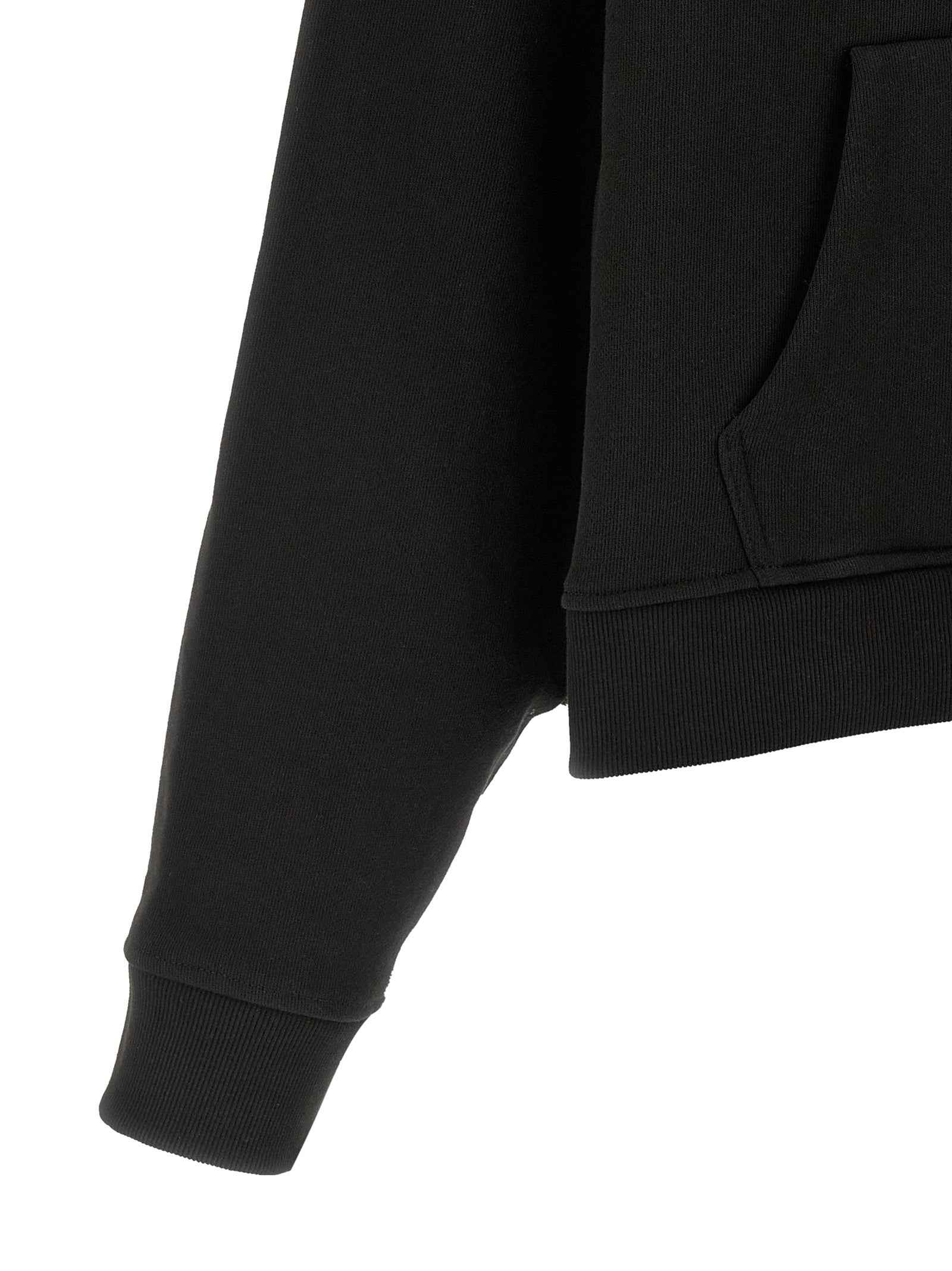 Black Cotton Sweatshirt