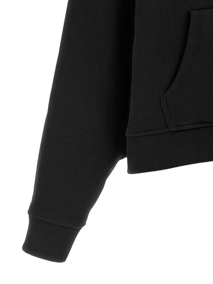 Black Cotton Sweatshirt