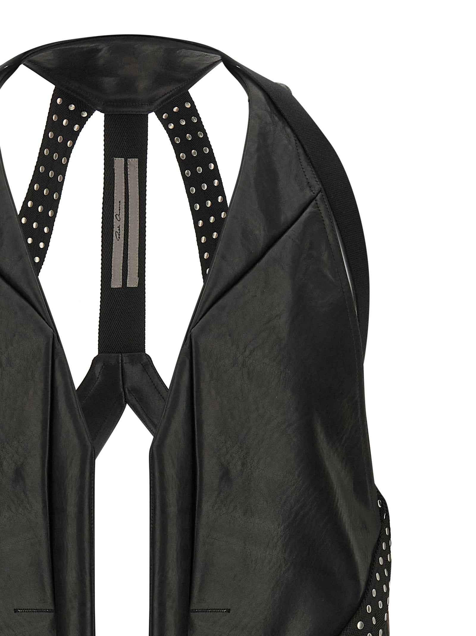 Black Bull Skin Sleeveless Jacket