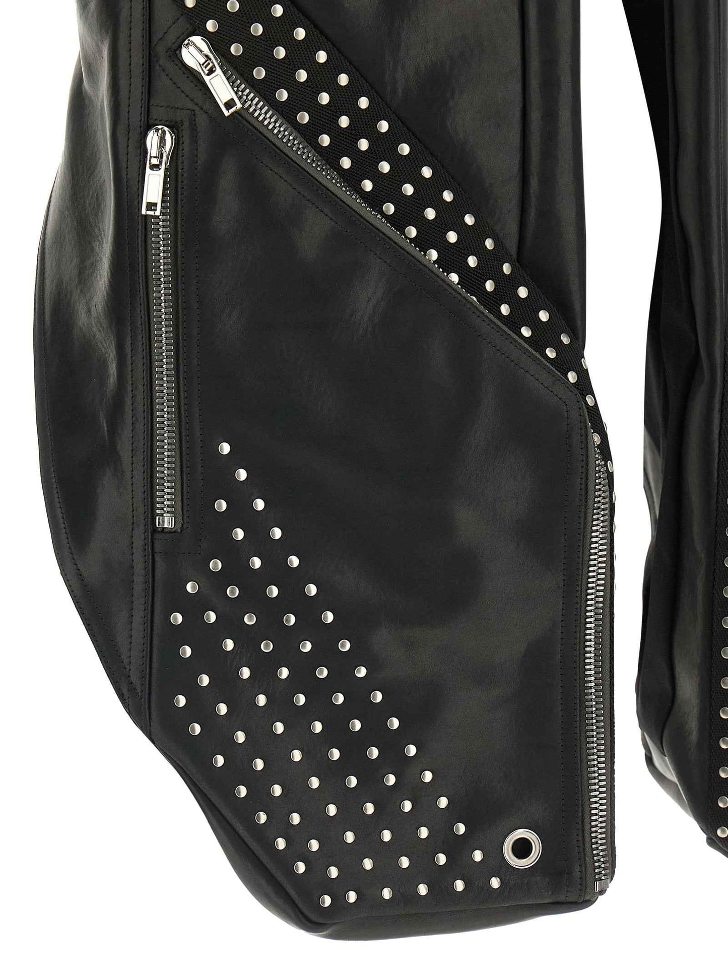 Black Bull Skin Sleeveless Jacket