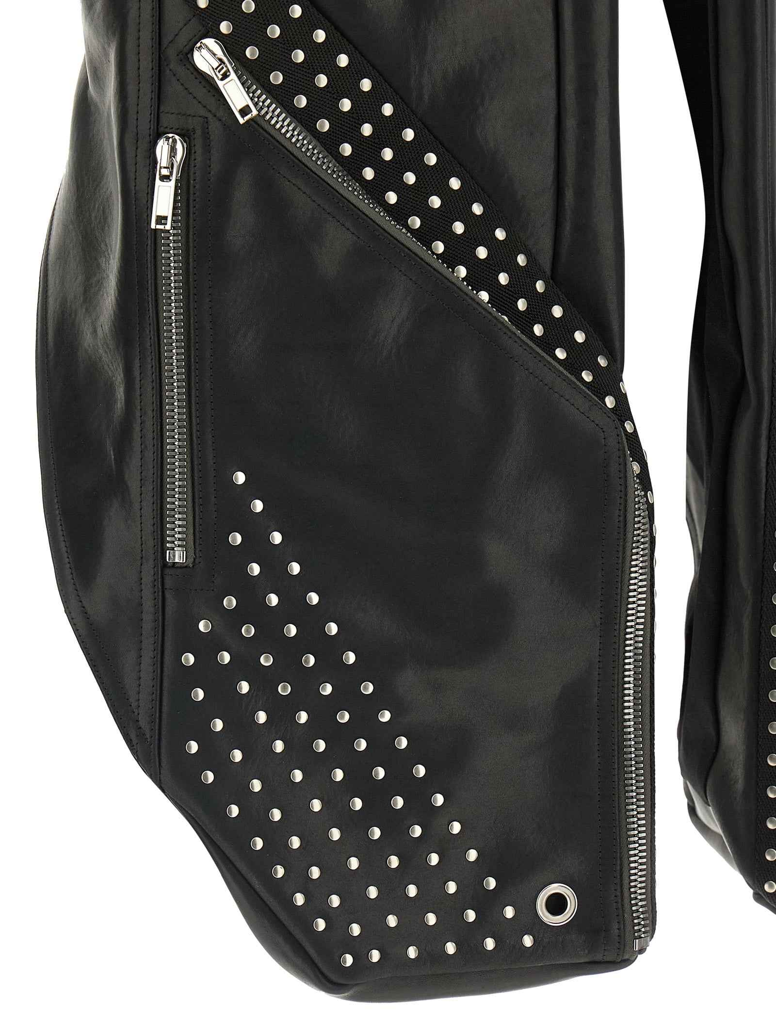 Black Bull Skin Sleeveless Jacket
