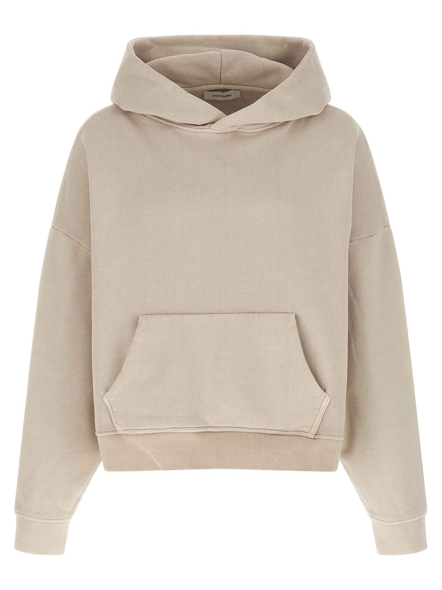 Beige Cotton Sweatshirt