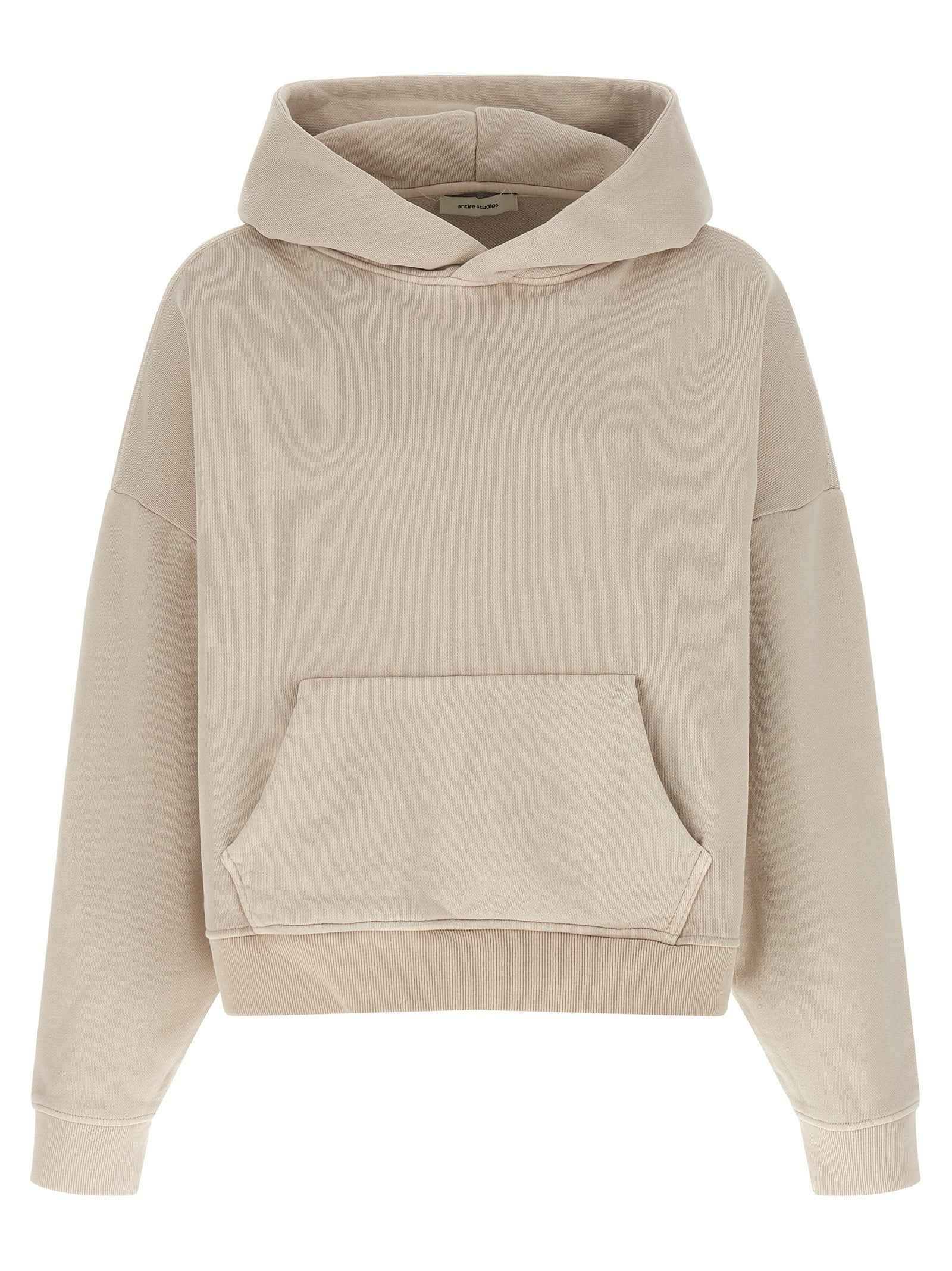 Beige Cotton Sweatshirt
