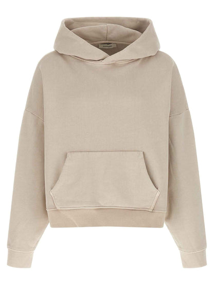 Beige Cotton Sweatshirt