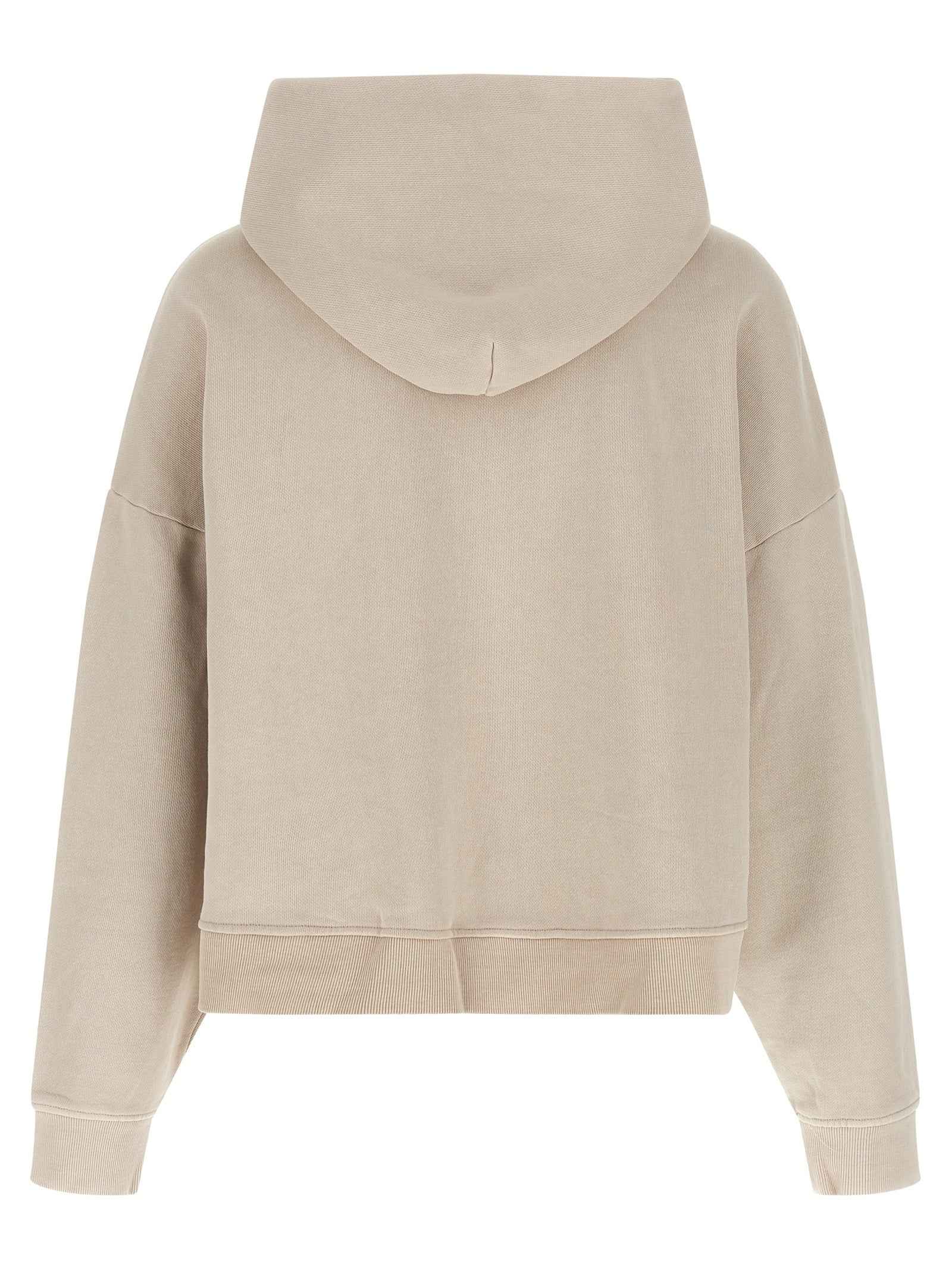 Beige Cotton Sweatshirt