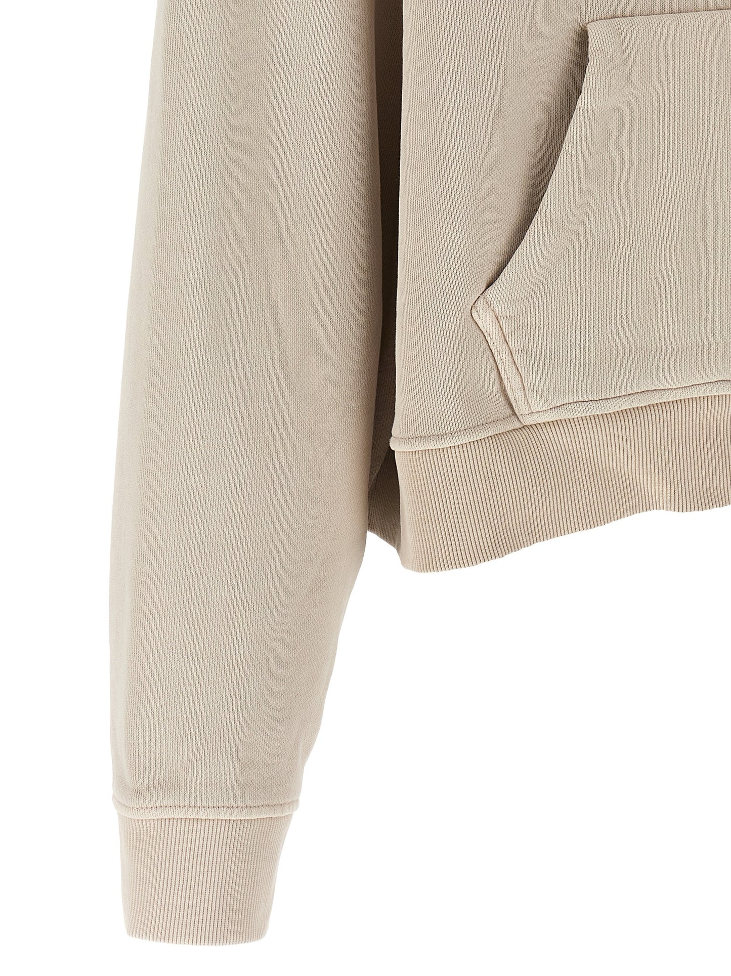 Beige Cotton Sweatshirt